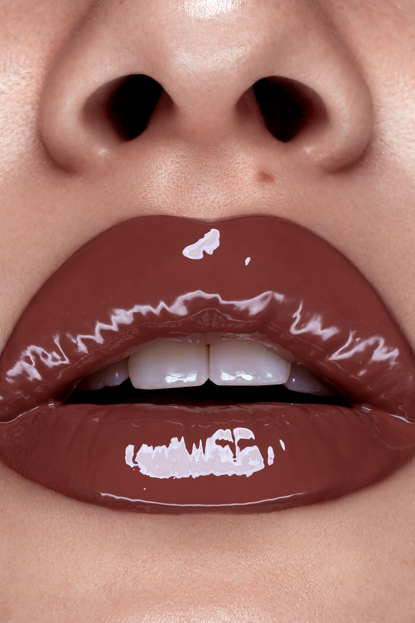 Afterparty Lip Gloss shown on model's lips