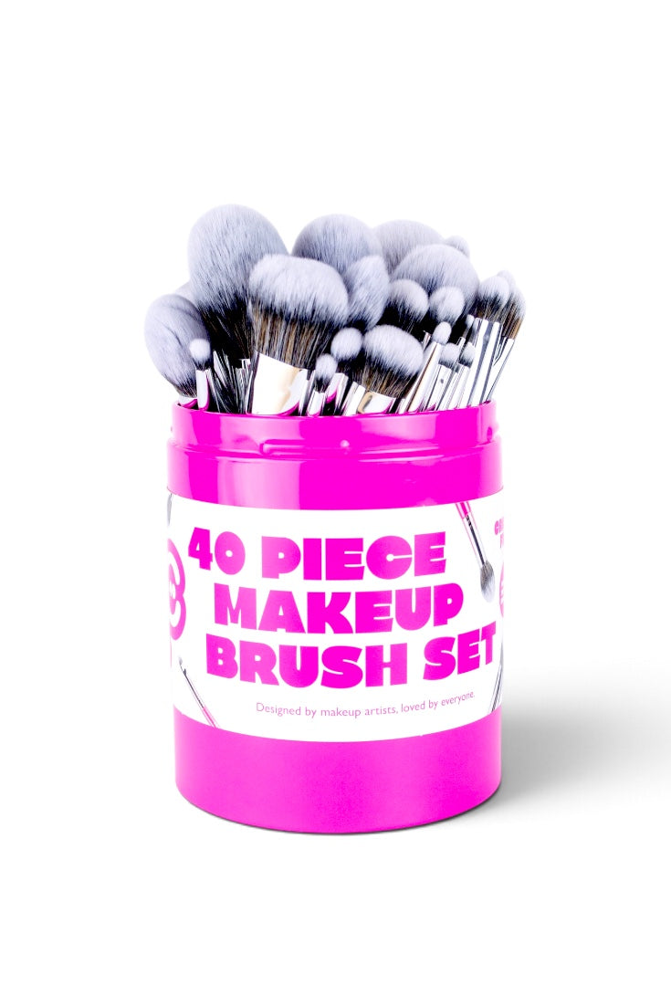 40 Piece Pro Makeup Brush Set