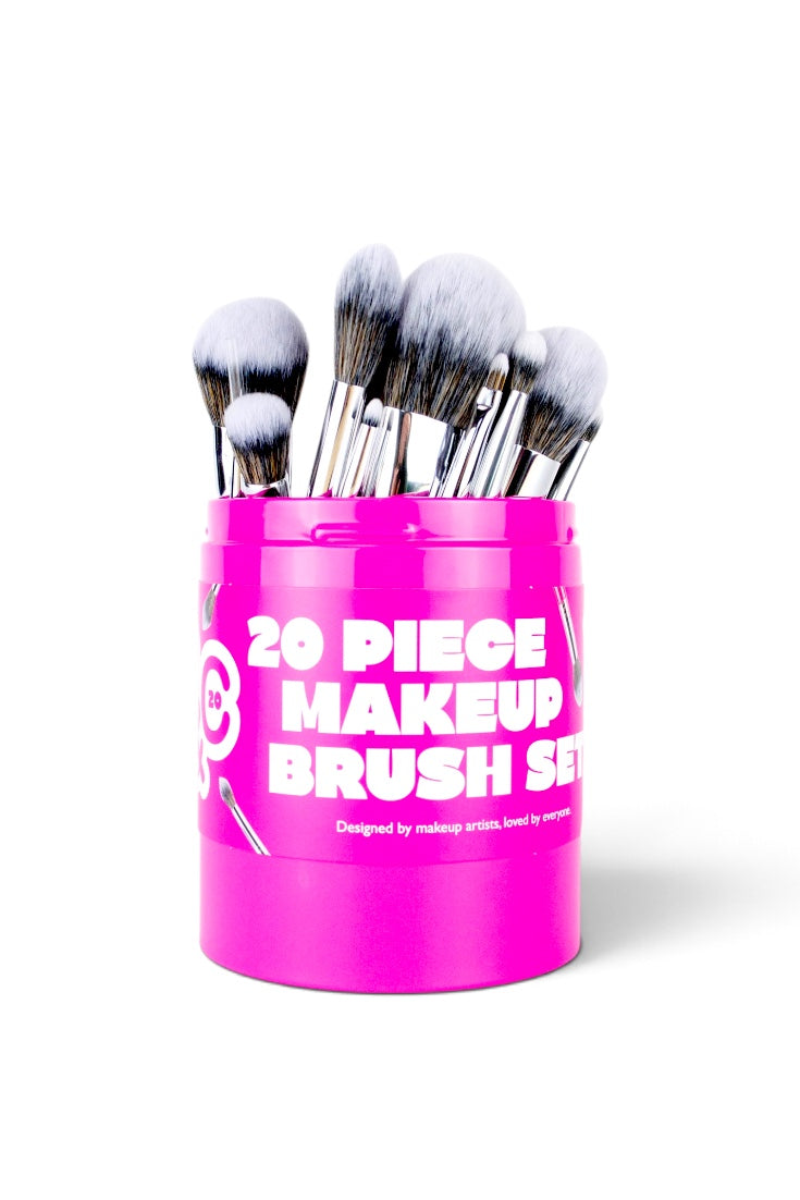 20 Piece Makeup Brush Set