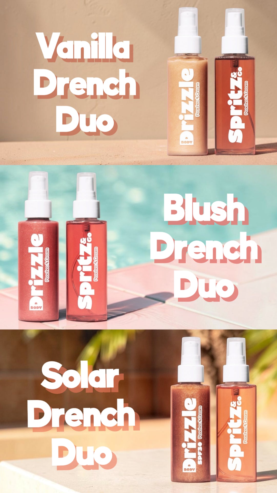 Drench duo - drizzle, spritz & go